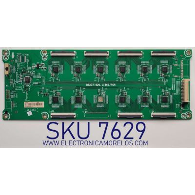 LED DRIVER PARA TV HISENSE / NUMERO DE PARTE 308720 / RSAG7.820.11863/ROH / FZ22ALG2YW / PANEL HD550Z6U51-LAB1/S0/FJ/GM/ROH / MODELO 55U8H	